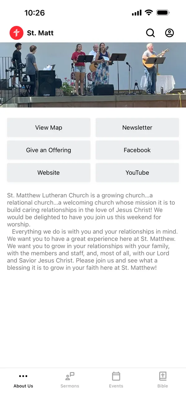 Screenshot #1 pour St. Matthews Worthington MN