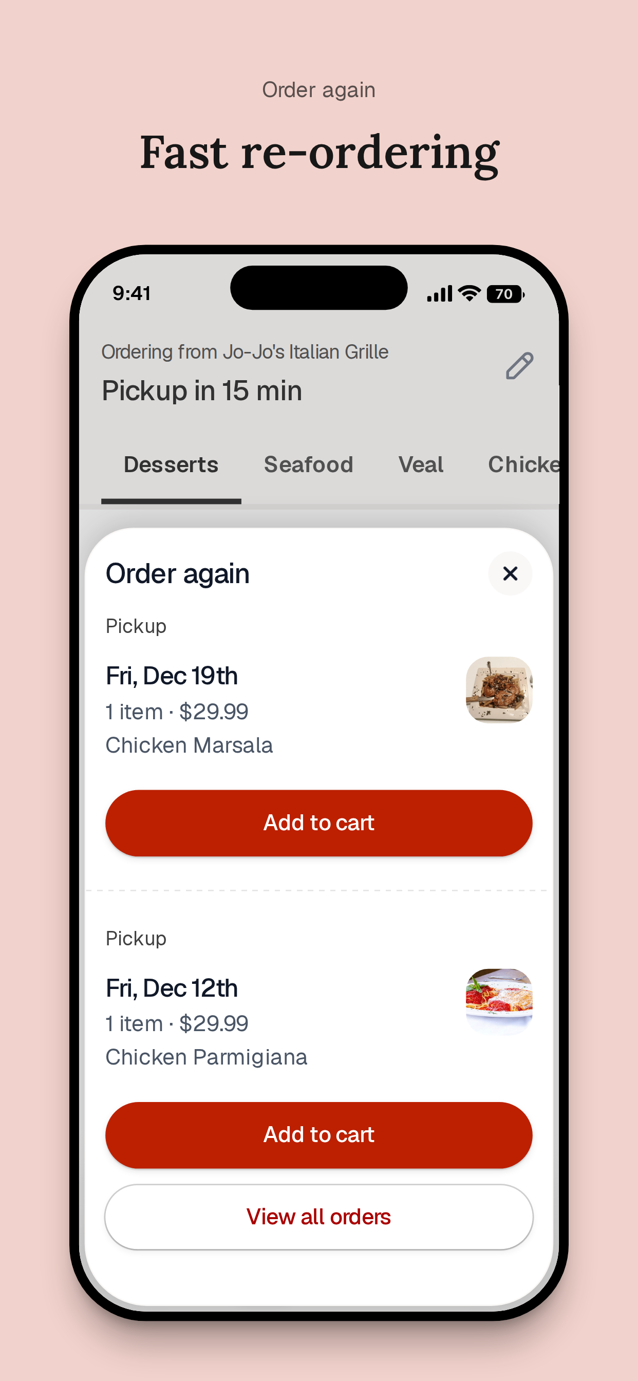 Jo-Jo's Italian Grille screenshot 4
