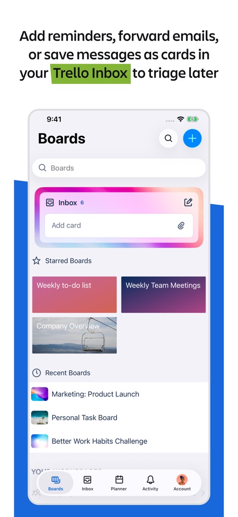 Trello: Organize anything! - Gestión de Tableros