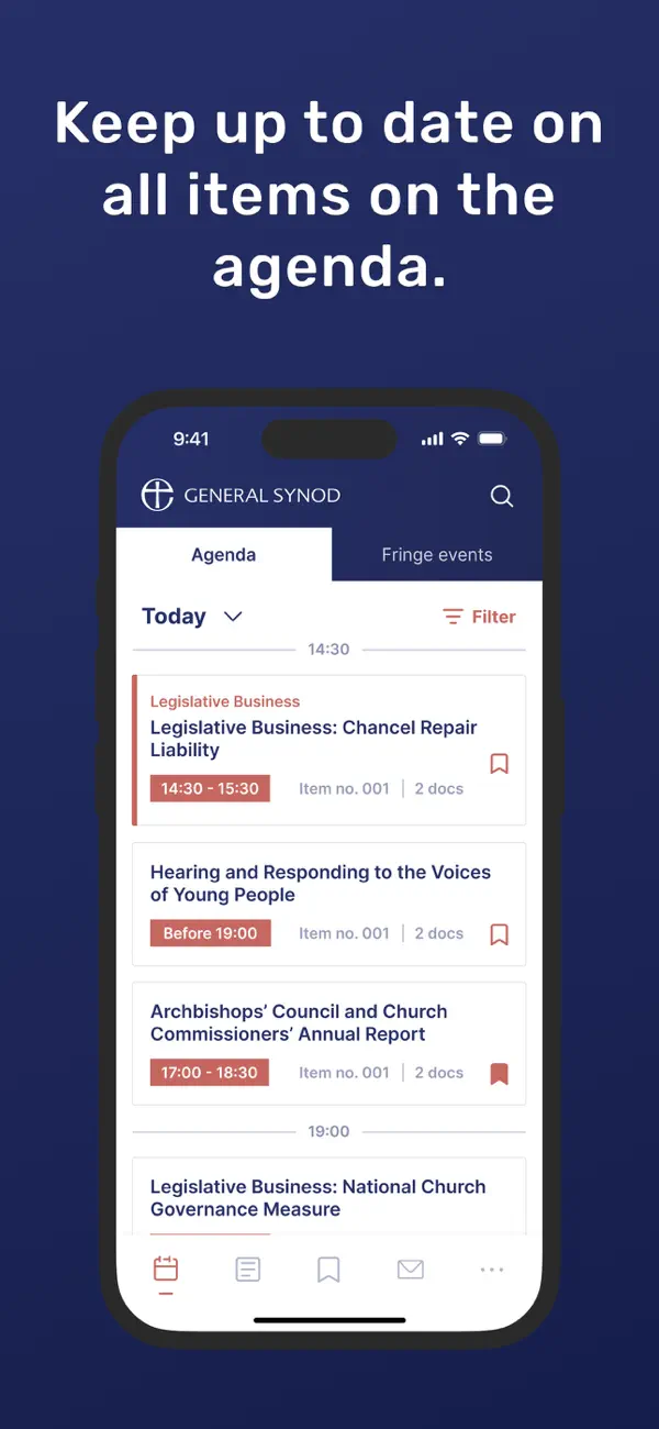 Screenshot #3 pour CofE General Synod