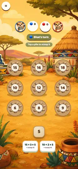 Capture d'écran de Diketo: Math Stones sur iPhone 2