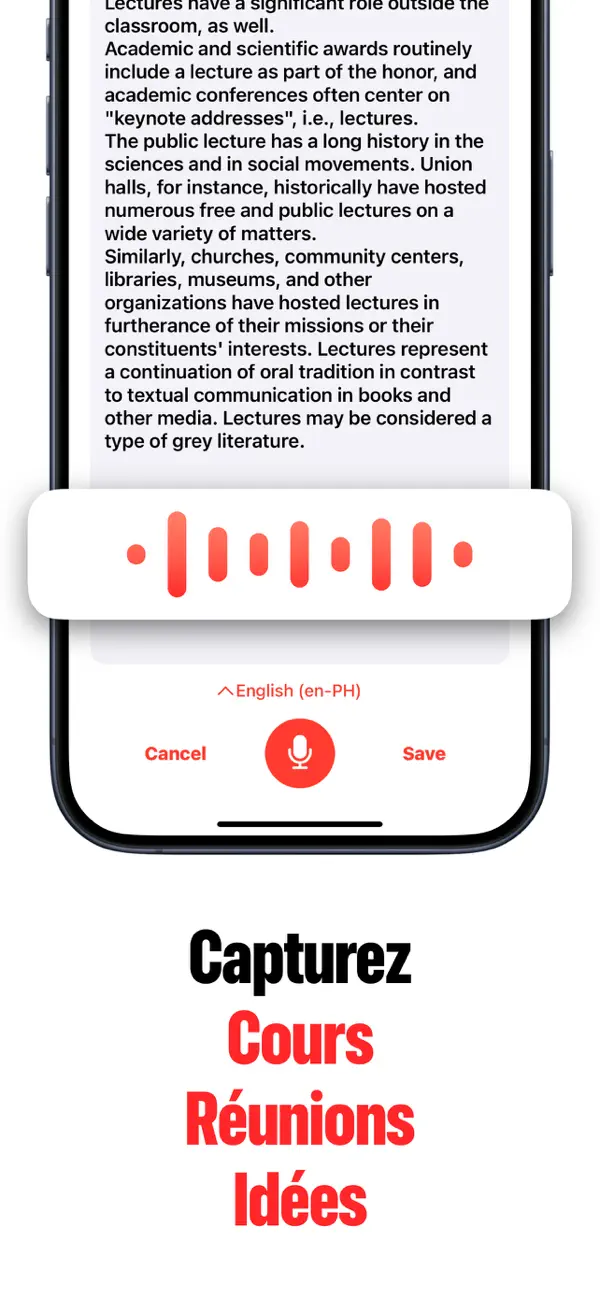 Screenshot #2 pour Dictaphone: Speech to Text