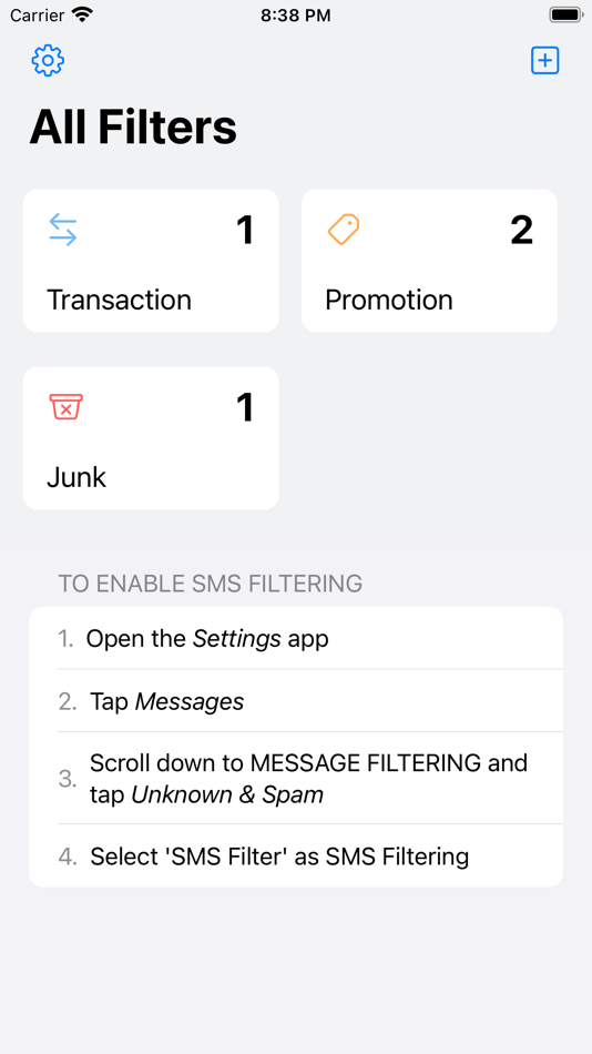 #1. SMS Filter - Smart Filter (iOS) 게시자: 春晖 王