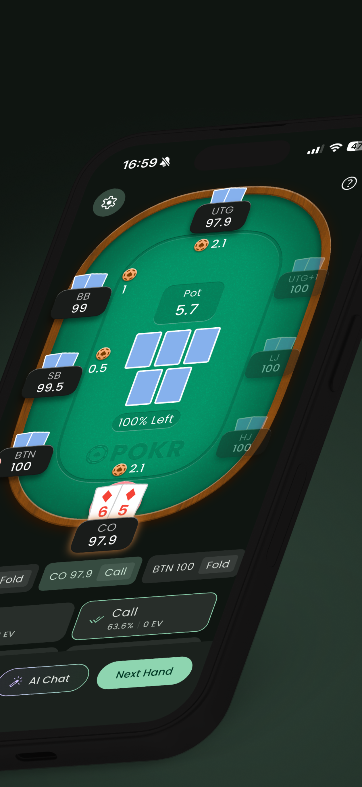 Pokr: GTO & AI Poker Coach screenshot 2