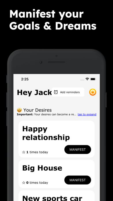 Manifestation: Attract Goals Screenshot