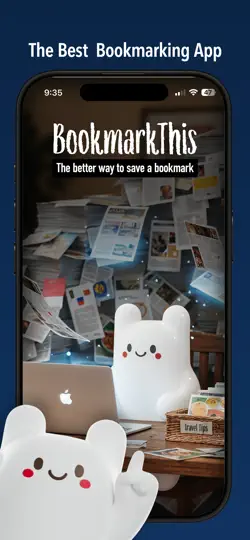 Captura de pantalla de BookmarkThis en iPhone 1