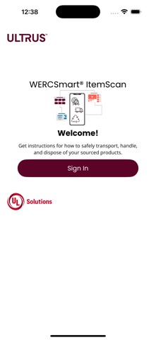 WERCSmart® ItemScan iPhone screenshot