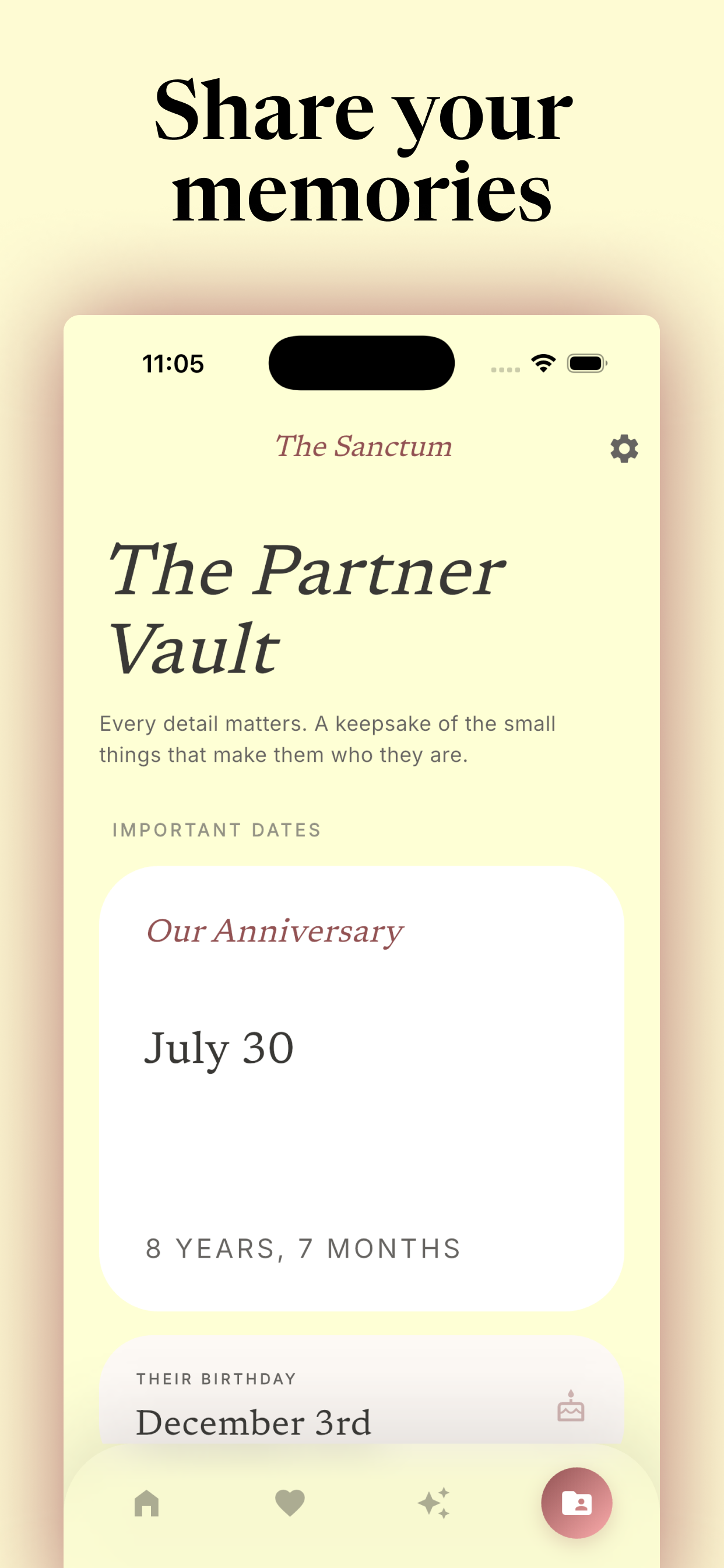 Relationship Tracker: Sanctum