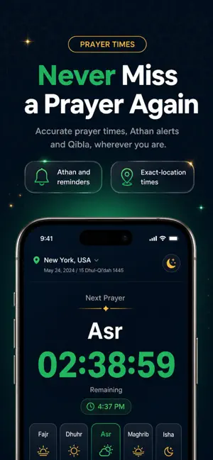Khushu: Prayer Lock & Times screenshot 3