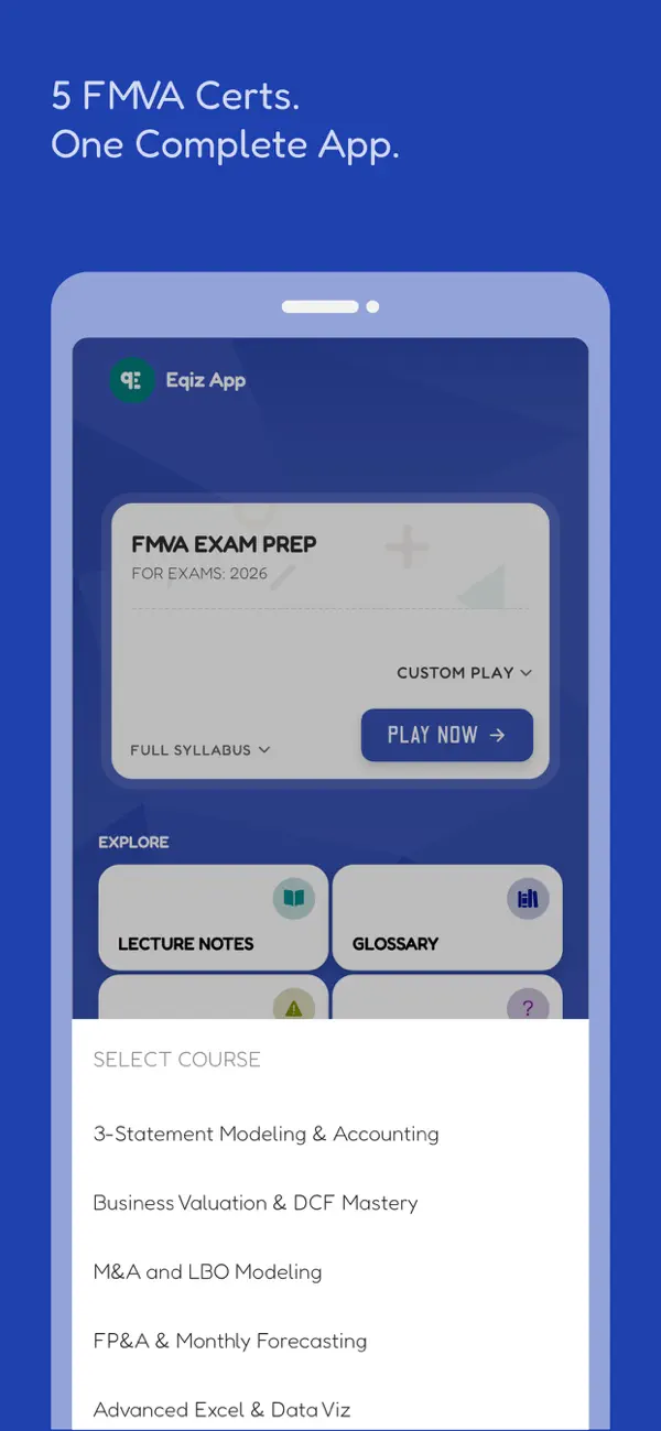Screenshot #2 pour FMVA Financial Prep: with AI