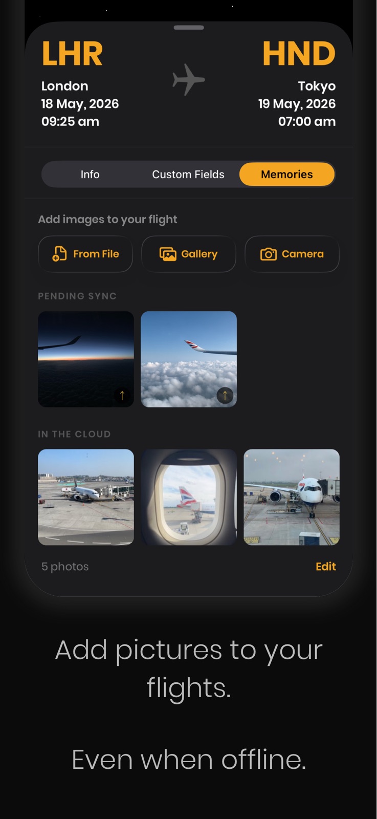 Fly - Log and Share Flights iphone screenshot 2