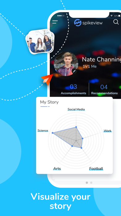 spikeview Student Portfolio Screenshot