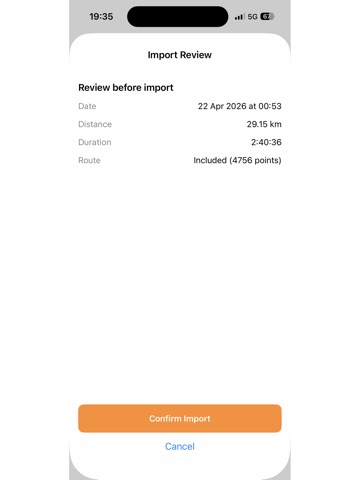 Pacy iPad screenshot
