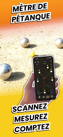 Pétanque Mesure: Cochonnet iPhone screenshot 1