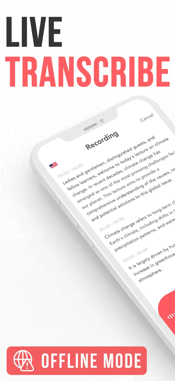 Screenshot #1 pour Dictation to Text + Speech App