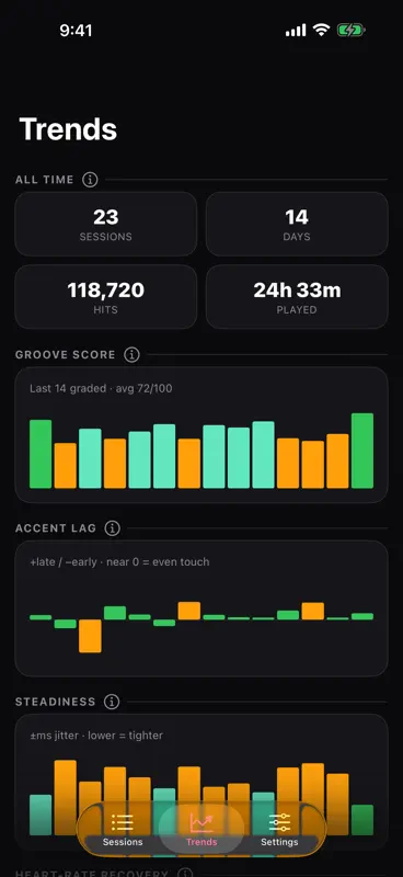 DrumPulse: Drum Timing Coach screenshot 6 of 8