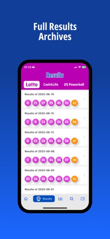 NY Lottery App iPhone screenshot