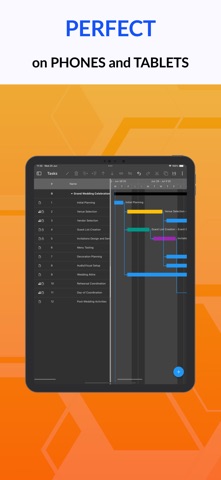 Gantt chart AI planner Ingantt iPhone screenshot
