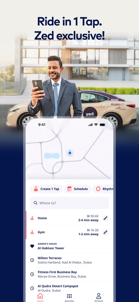 Zed: Book your taxi ride - Travel App | MWM