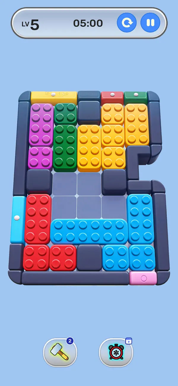 Screenshot #3 pour Color Block Jam Puzzle Sort