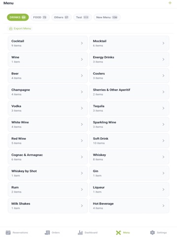 Dinesurf Vendor iPad screenshot