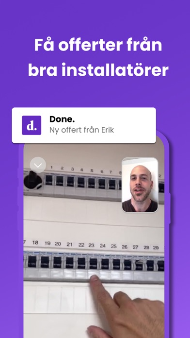 Done — Hantverkare för drömhem Screenshot