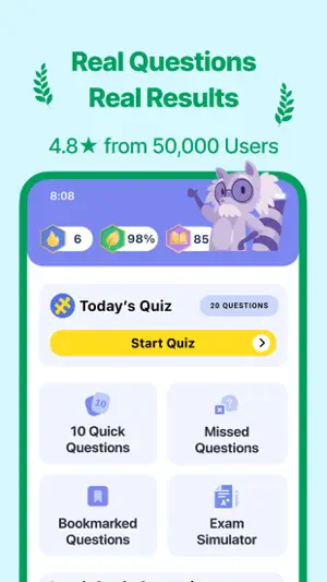 NCE Exam Prep 2026 | EZPrep screenshot 1