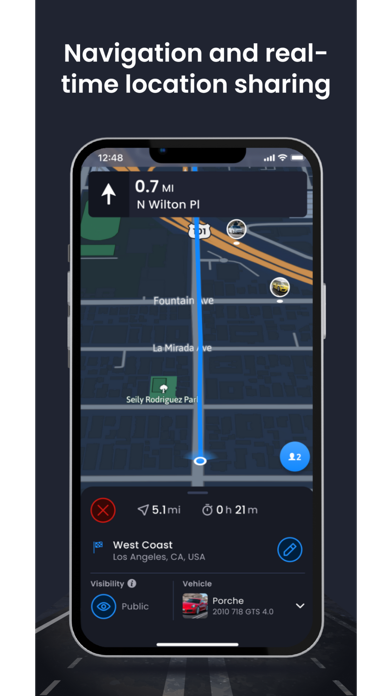 RoadStr - Car Routes & Events Screenshot