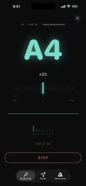 HarmoTuner screenshot 3