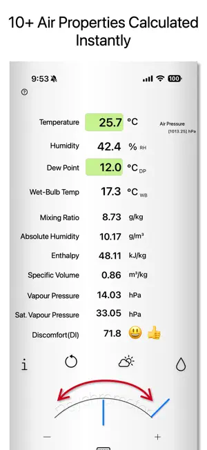 Calculate Comfort screenshot 1