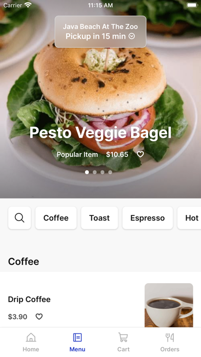 Java Beach SF iPhone screenshot 2 - Food & Drink app