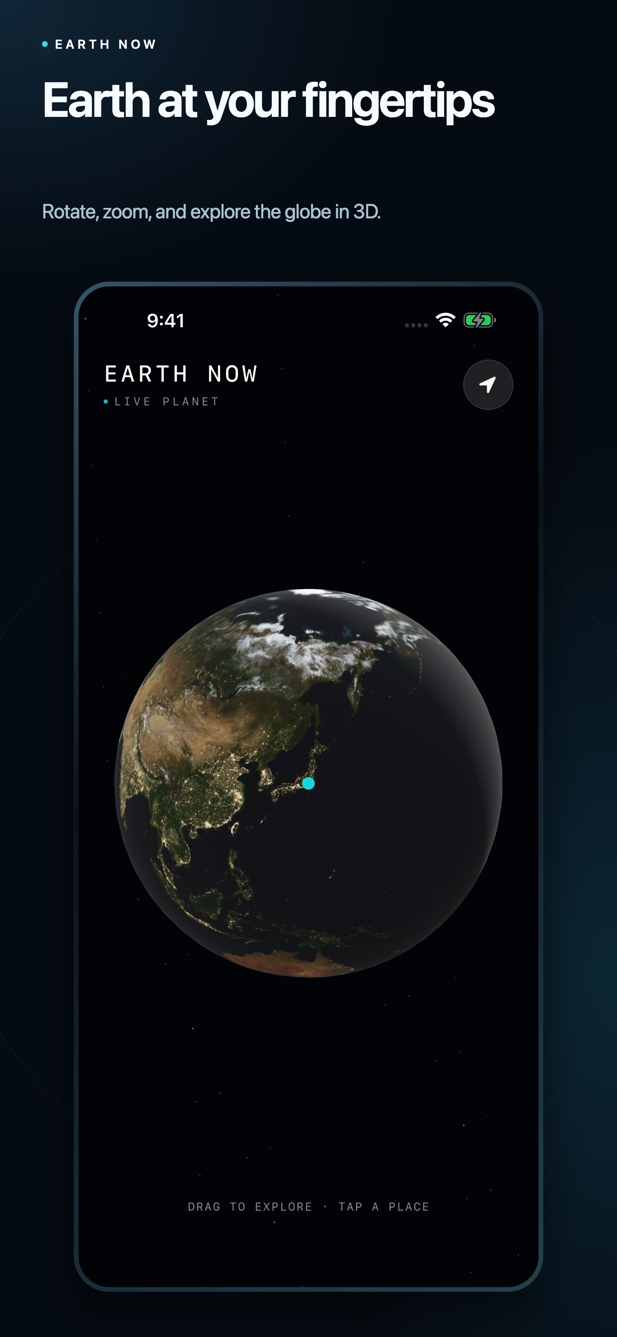Screenshot 1 of Globe Now: Weather & Time
