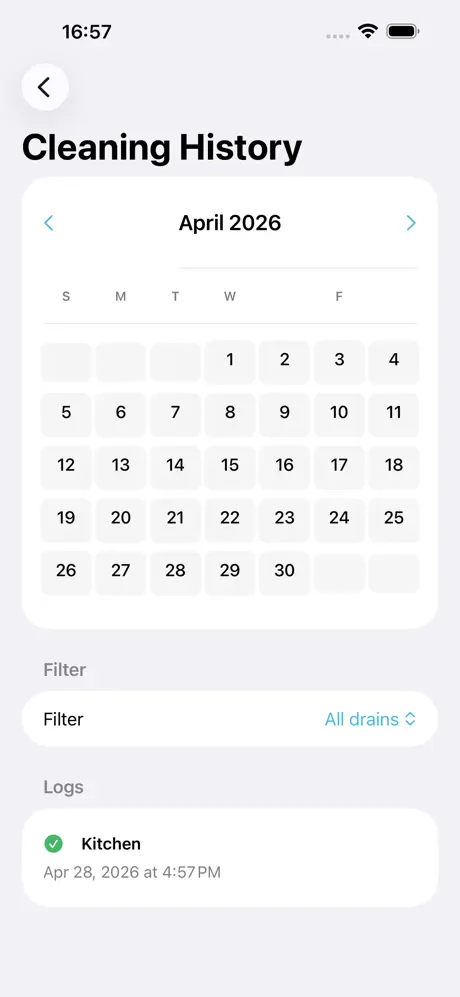 Drain Clean Reminder screenshot 4