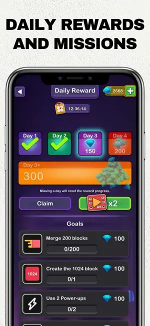 2048 Merge Numbers Game screenshot 4