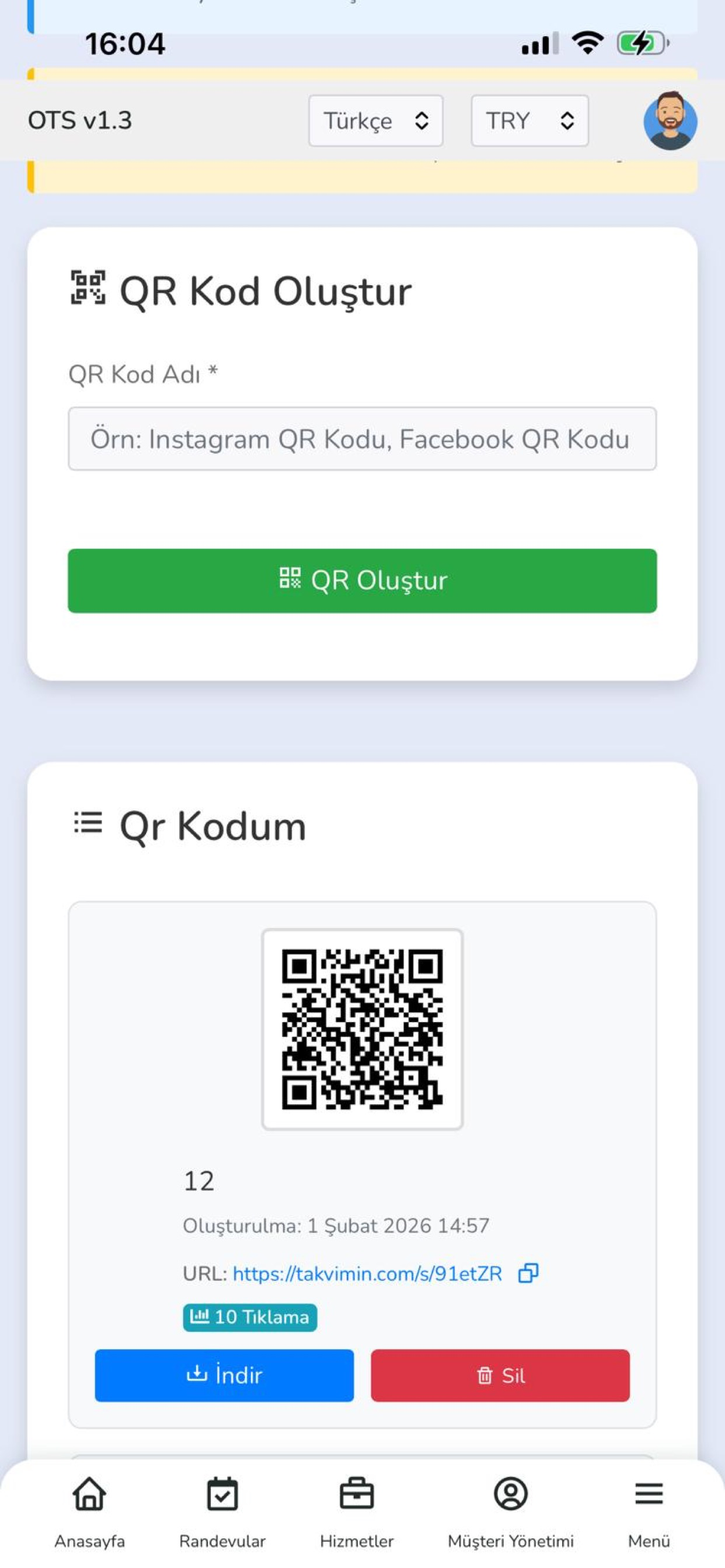 Takvimin - İşletme Yönetimi