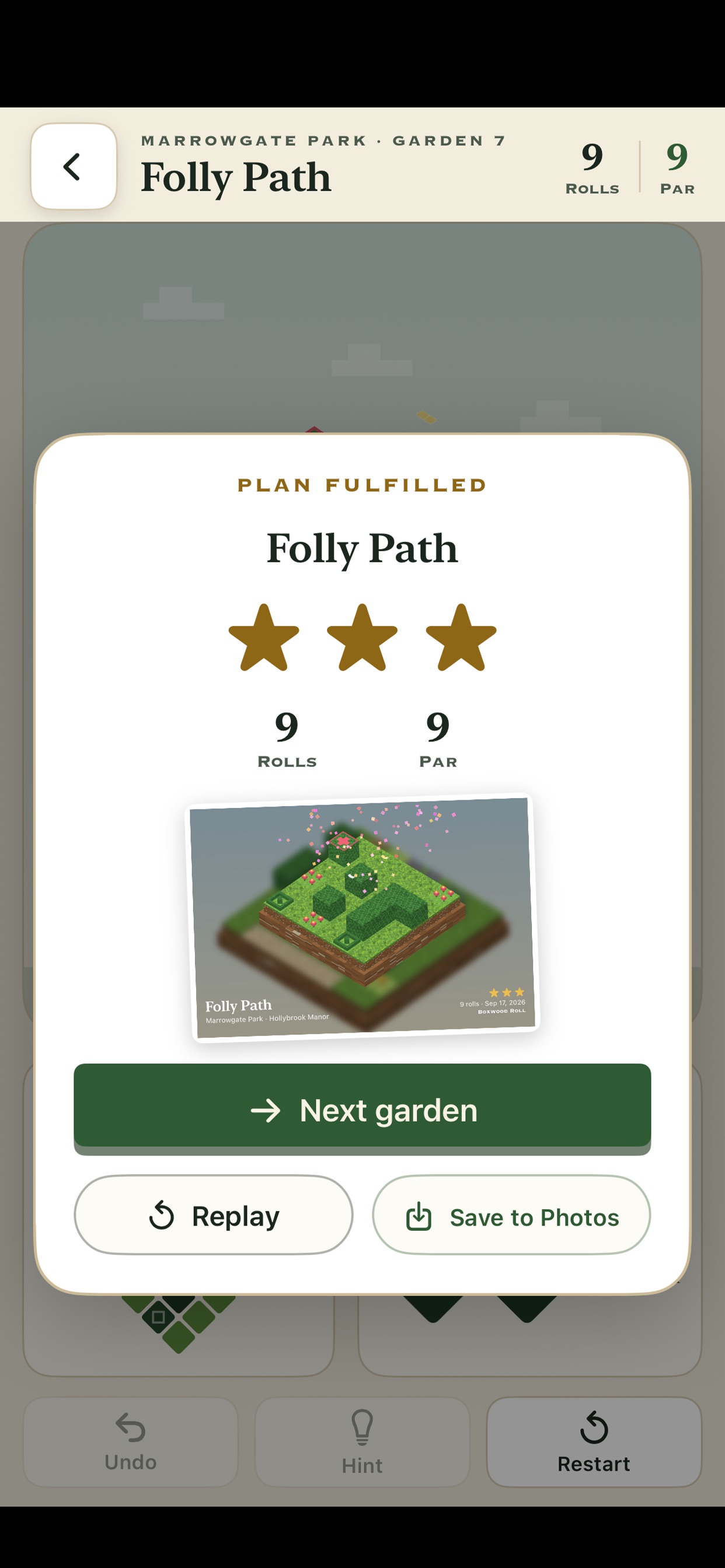 Screenshot 8 of Boxwood Roll