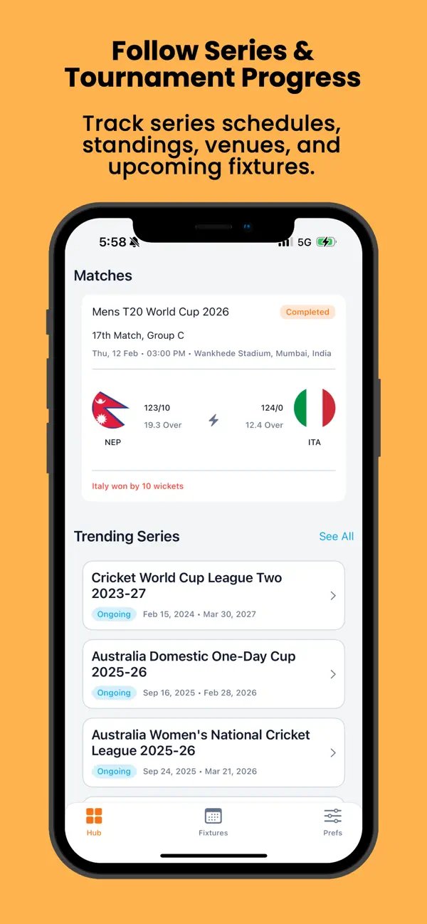 #1. CricTrack (iOS) De: Vaibhav Lunagariya