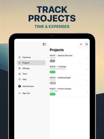 Expenses for Business iPad screenshot