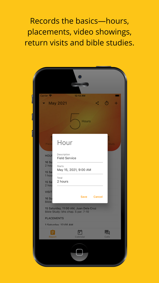 #3. Field Service Records (iOS) Podle: Marvin Aquino