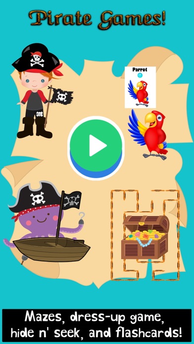 Screenshot #1 pour Pirate Games for Kids FULL