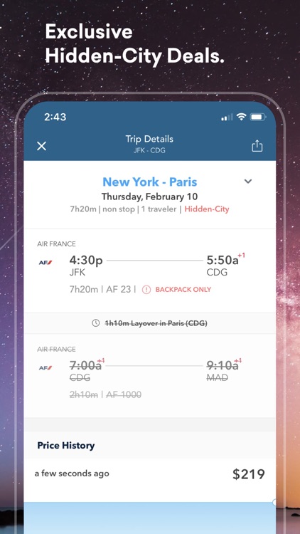 Skiplagged - Travel Hacks screenshot-5