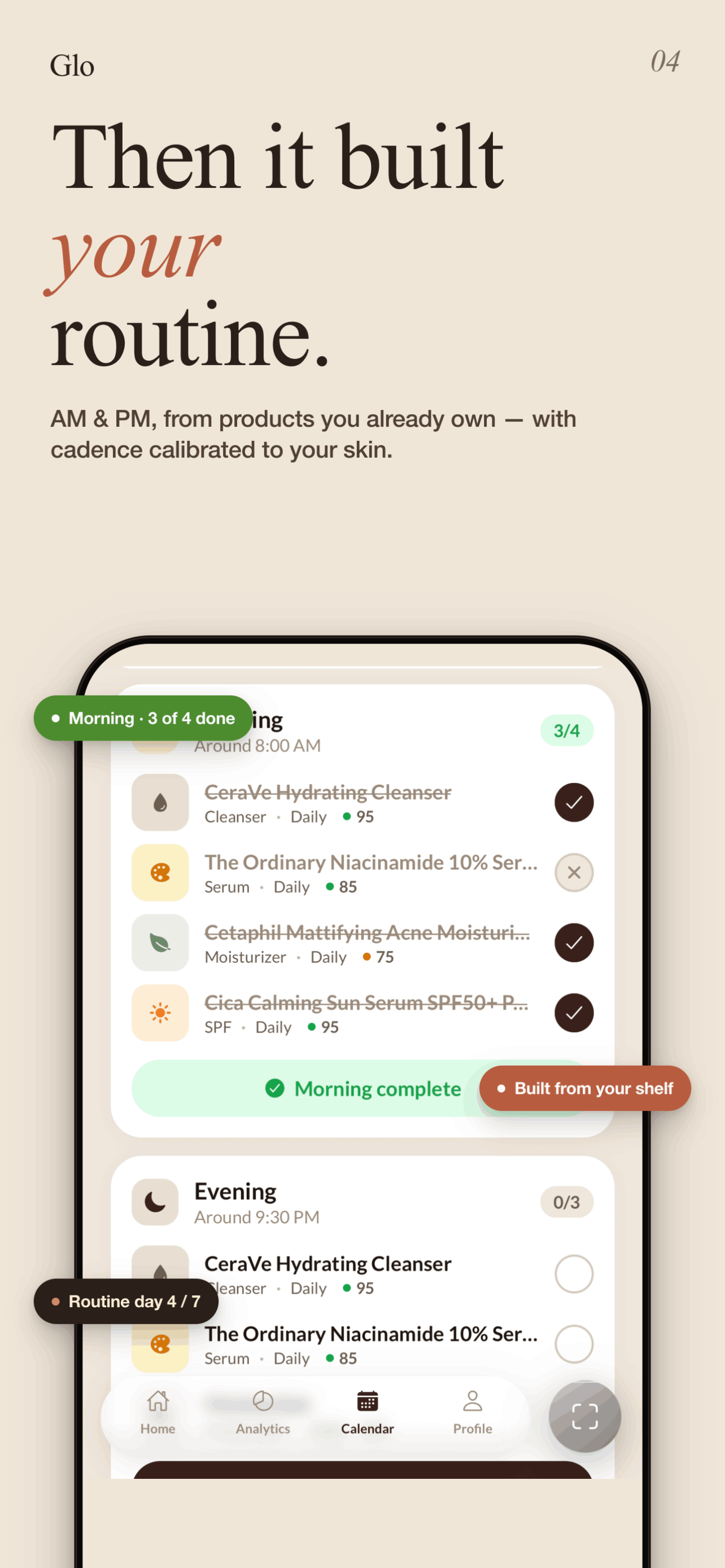 Glo - Skin Scanner & Routine