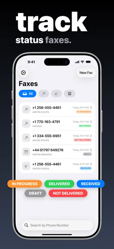 Fax from iPhone - Send Docs screenshot 5 of 6