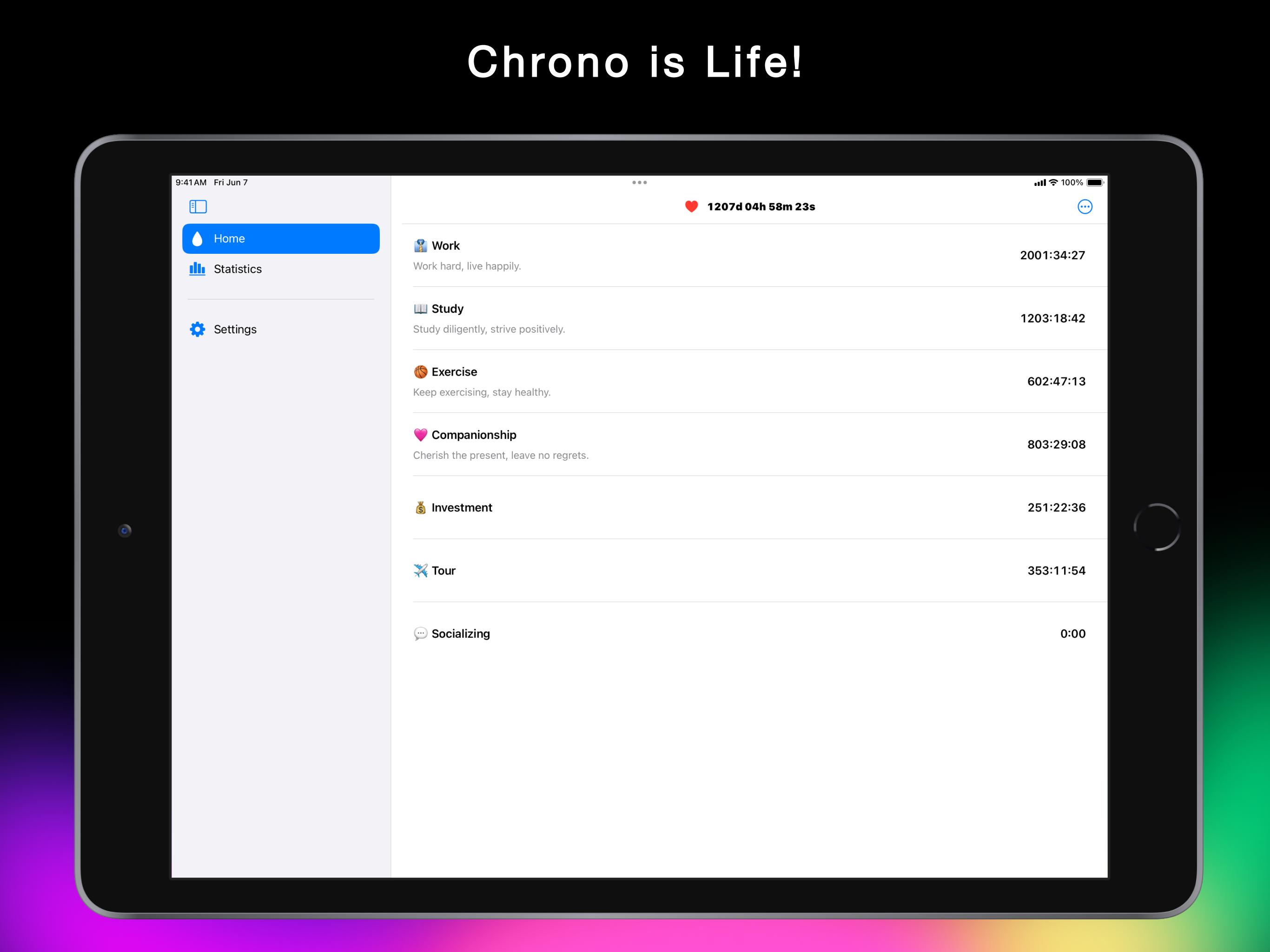 TimeGoing: Chrono is Life