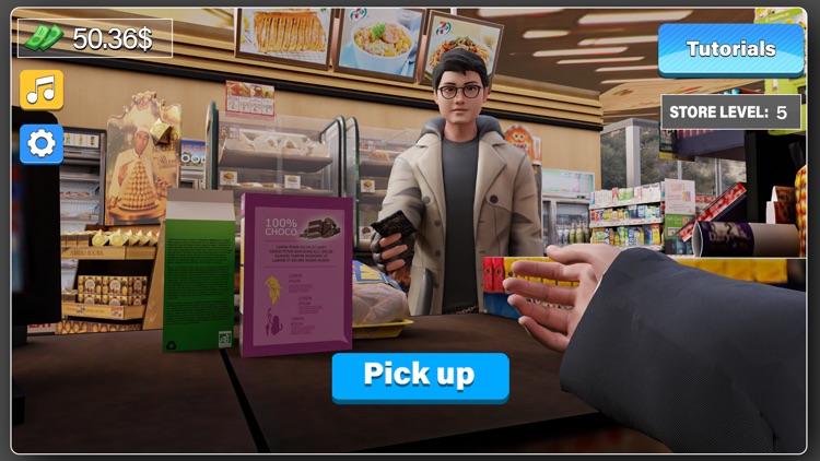 Supermarket Manager Cashier 3d