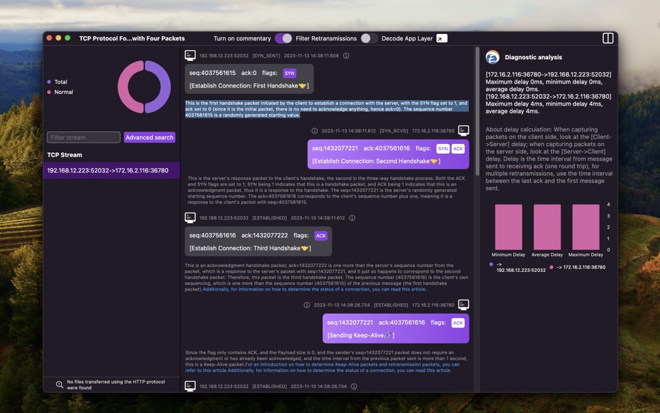 #4. ChatTCP: Simplify TCP Analysis (macOS) Podle: 就业 吴