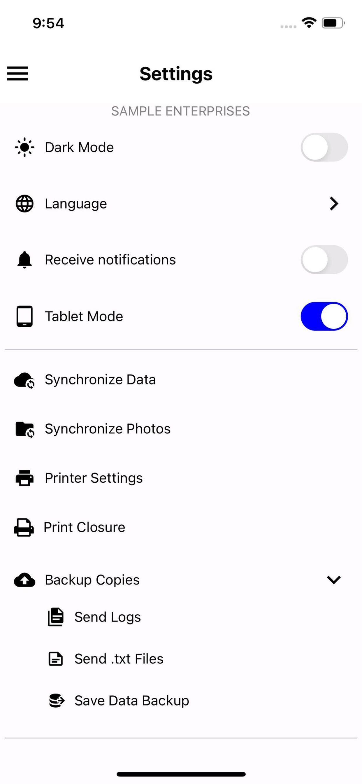 SIM BI App
