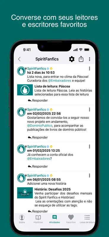 Spirit Fanfics e Histórias screenshot 7 of 8