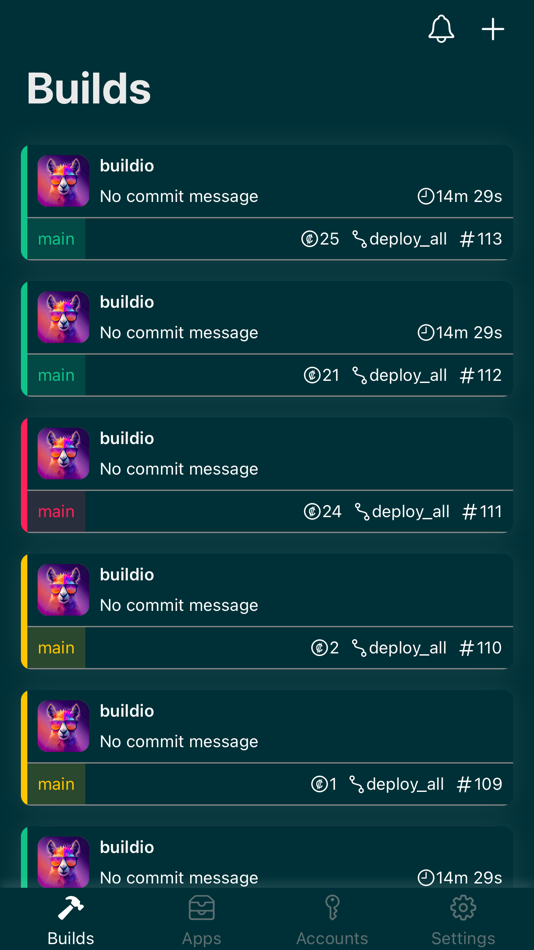 #1. Buildio - Bitrise client (macOS) Podle: Sergii Khliustin