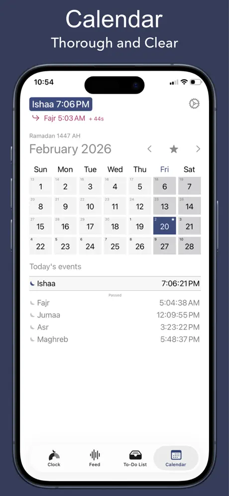 Salaty: Prayer Times App 礼拜时间管理应用截图